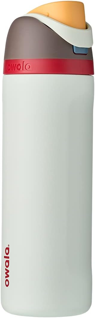 Owala FreeSip Insulated Stainless Steel Water Bottle with Straw, BPA-Free Sports Water Bottle, Great for Travel, 24 Oz, Denim