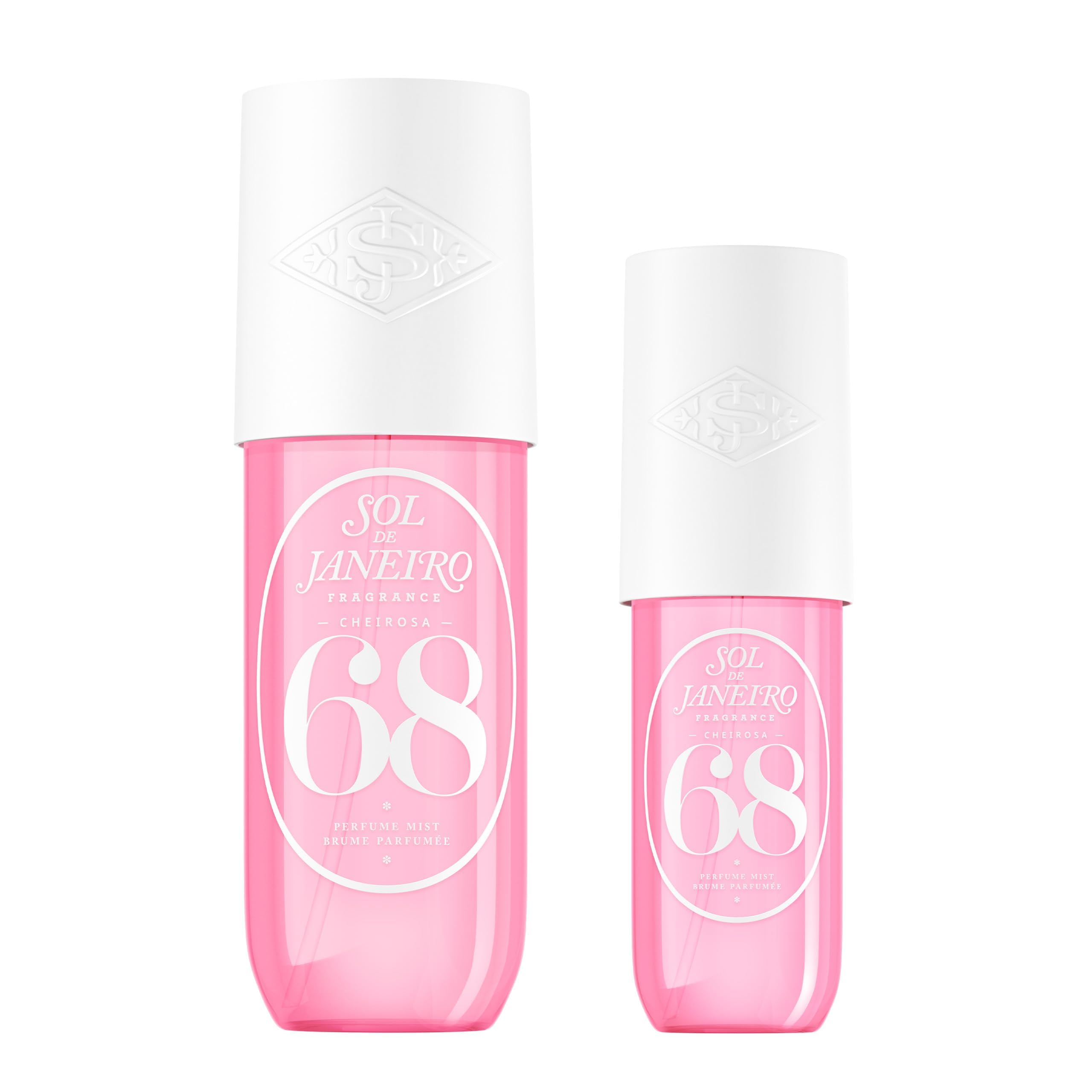 SOL DE JANEIRO Cheirosa Hair & Body Fragrance Mist Full Size and Travel Size Set - Home and Away Bundle - 8.1 & 3 fl oz Duo - Amazon Exclusive