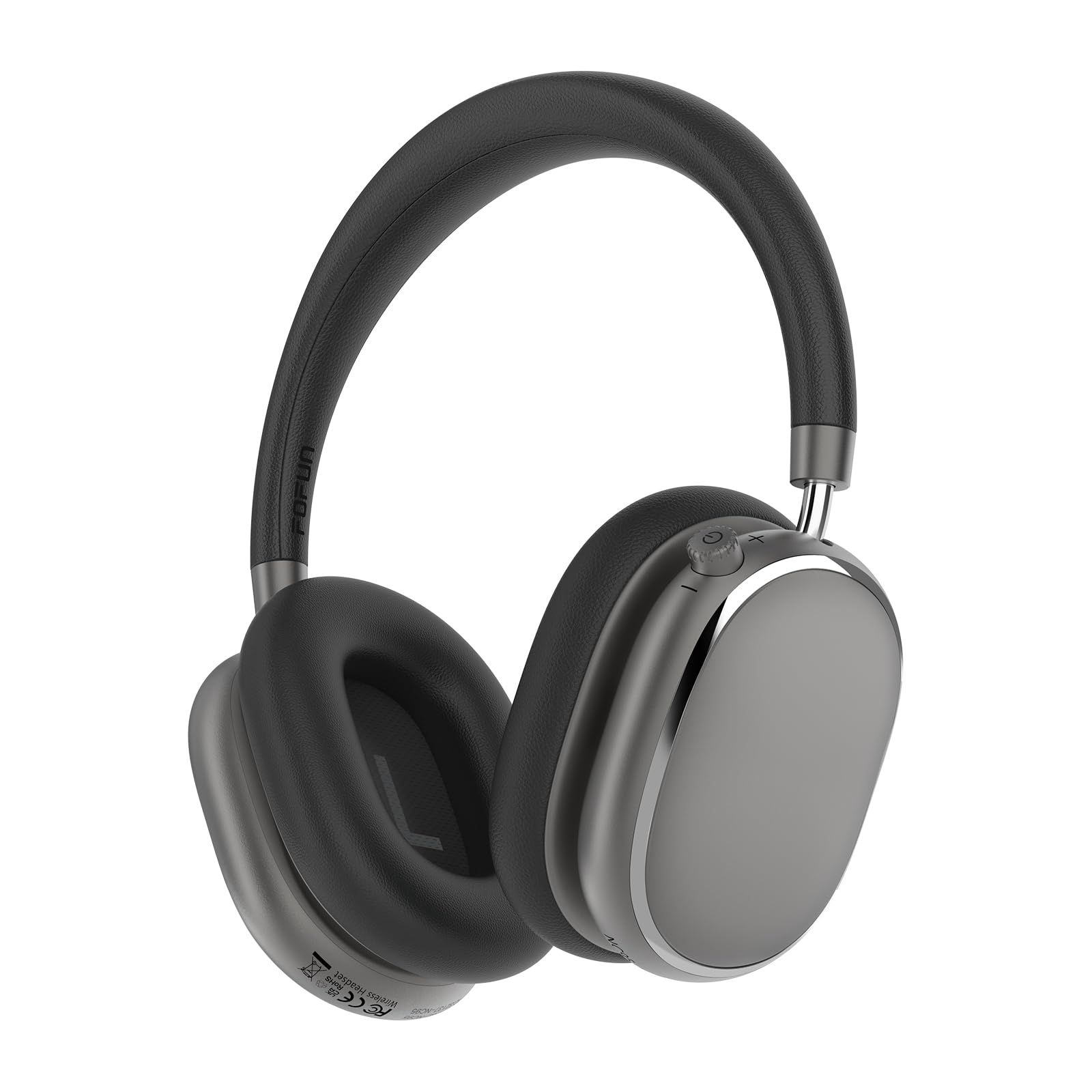 NC95 Hybrid Active Noise Cancelling Headphones with Knob Control, 120H Playtime Over Ear Headphones Wireless Bluetooth 6.0, App Control, Hi-Res Audio, Comfort Fit, Clear Calls for Travel/Workout