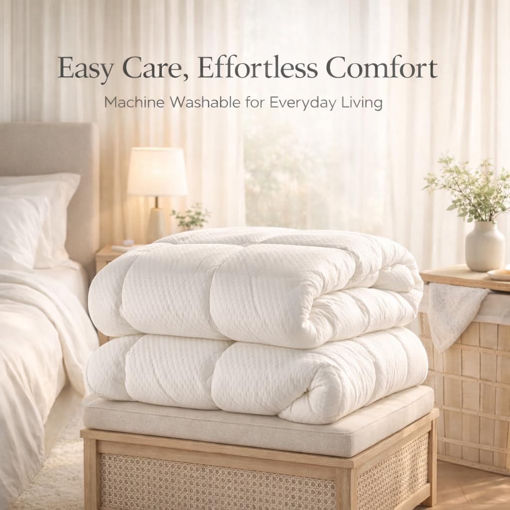 ELEMUSE 3 Inch Queen Size Dual Layer Memory Foam Mattress Topper, 2 Inch Cooling Memory Foam, 1 Inch Luxury Plush Pillowtop, Premium Pressure Relief Bed Pad for Hot Sleepers, Hotel Comfort Upgrade