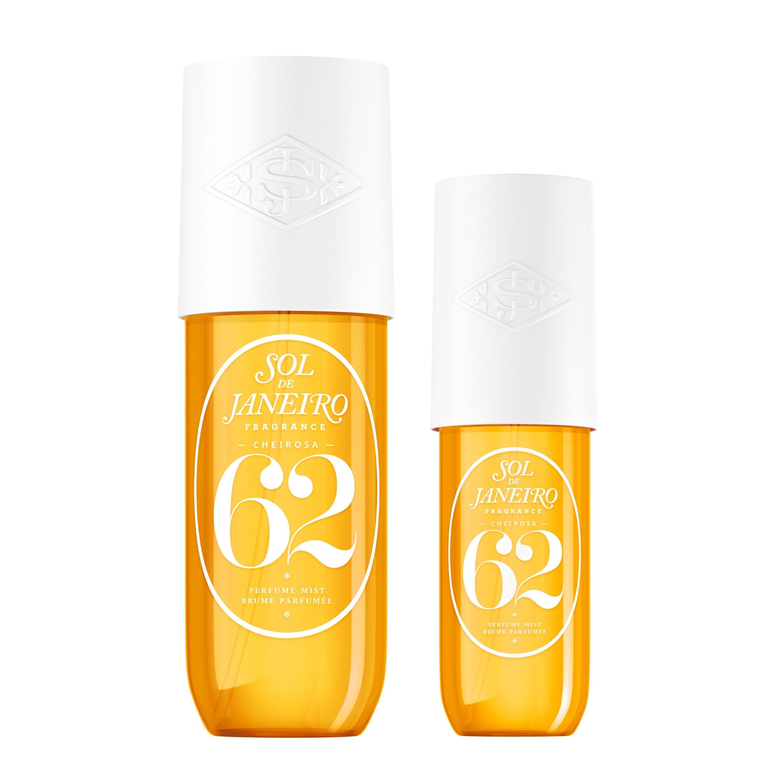 SOL DE JANEIRO Cheirosa Hair & Body Fragrance Mist Full Size and Travel Size Set - Home and Away Bundle - 8.1 & 3 fl oz Duo - Amazon Exclusive
