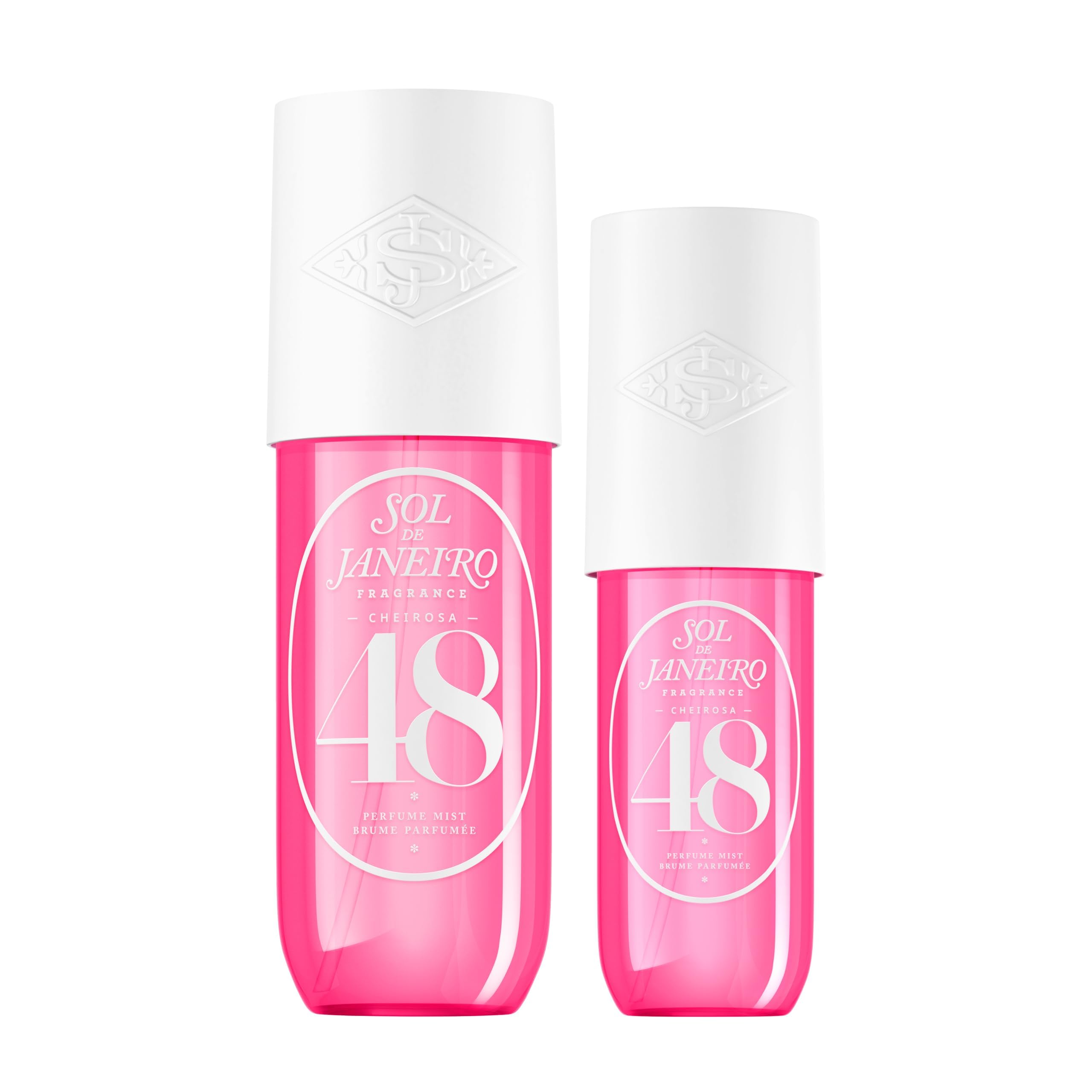 SOL DE JANEIRO Cheirosa Hair & Body Fragrance Mist Full Size and Travel Size Set - Home and Away Bundle - 8.1 & 3 fl oz Duo - Amazon Exclusive