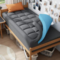 ELEMUSE 3 Inch Queen Size Dual Layer Memory Foam Mattress Topper, 2 Inch Cooling Memory Foam, 1 Inch Luxury Plush Pillowtop, Premium Pressure Relief Bed Pad for Hot Sleepers, Hotel Comfort Upgrade